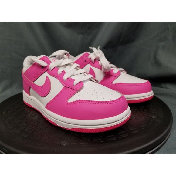 Nike Dunk Low (PSE) Sneakers White Pink Size 12c NEW IN BOX! - Picture 10 of 11